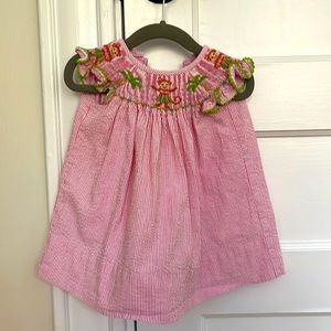 Pink Smocked Dress
